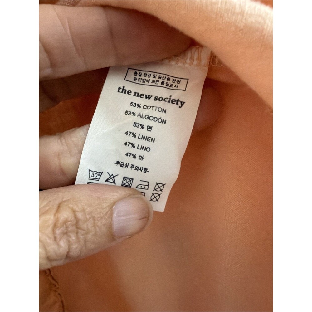 The New Society Ginevra Dress Apricot Size 12 NWT - Picture 4 of 7